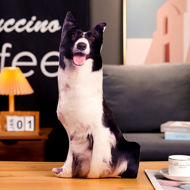 3D Hond Knuffelkussen 45 en 50 cm | Shiba Inu, Corgi, Bulldog en meer