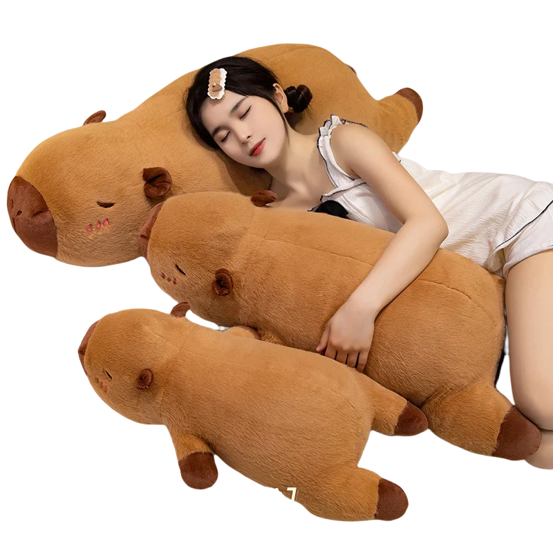 Capybara Knuffelkussen 55 tot 100 cm