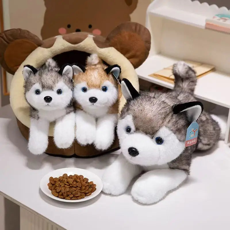 Husky Knuffel 30, 40 of 50 cm