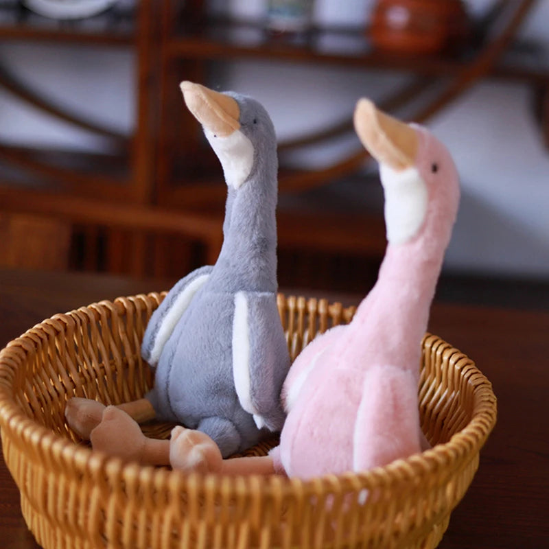 Gans Knuffel met Lange Nek 30 cm