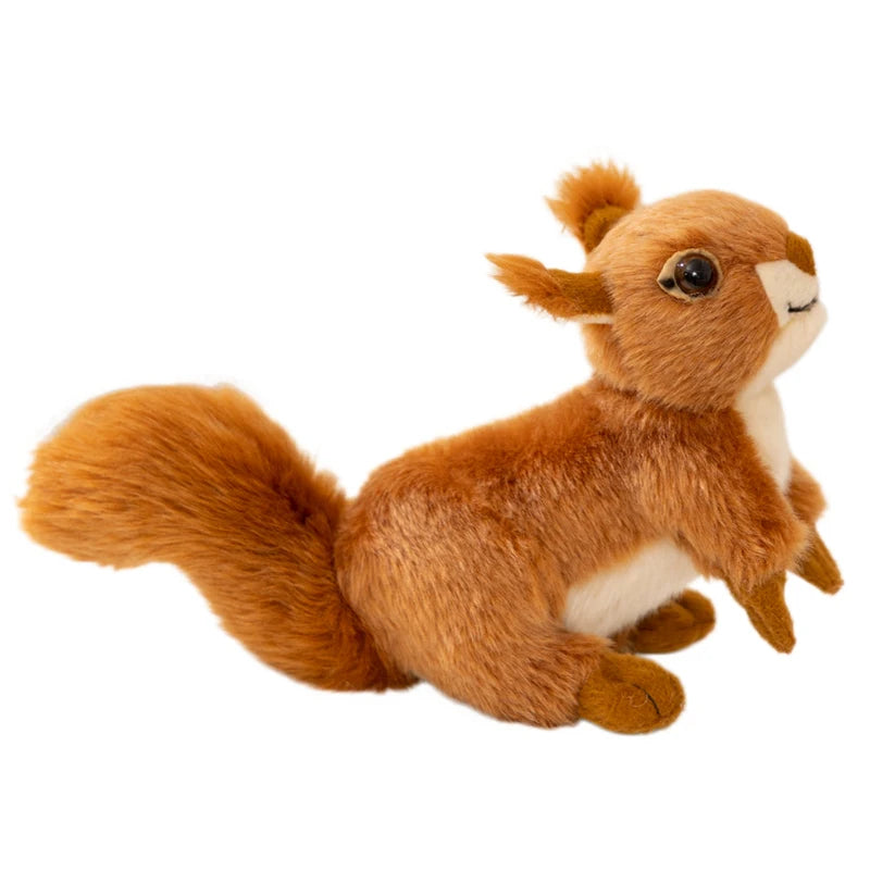 Realistische Eekhoorn Knuffel 16 cm | Zittende Pluche Eekhoorn
