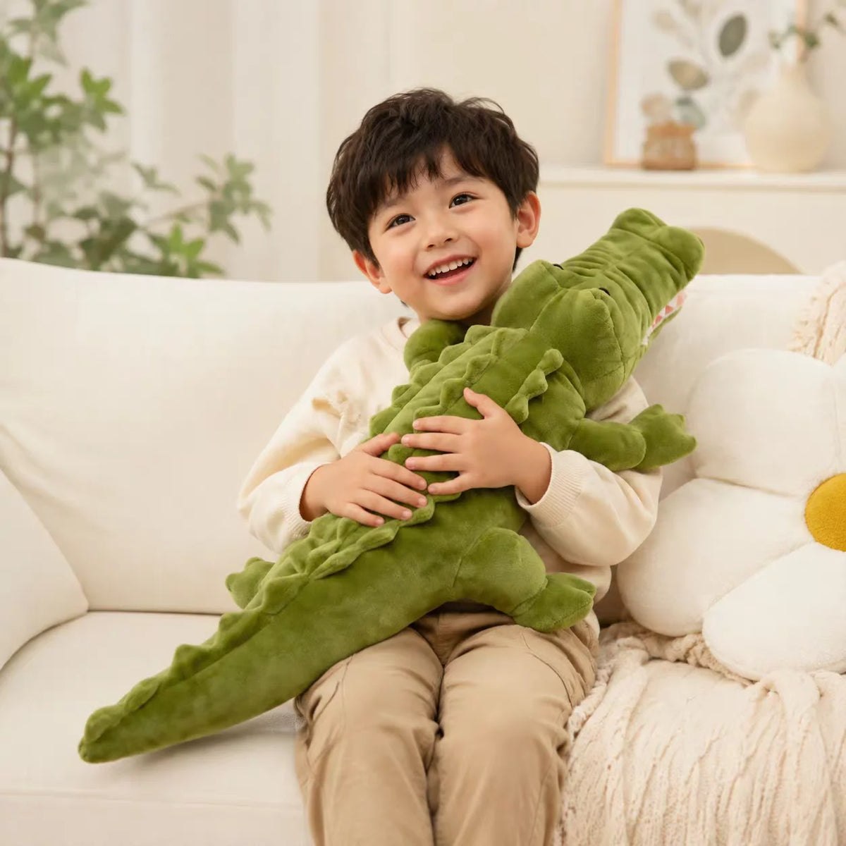 Grote Krokodil Knuffel 40 tot 63 cm