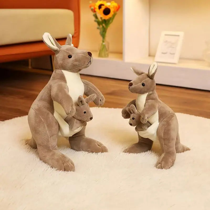 Kangoeroe Knuffel Moeder met Baby