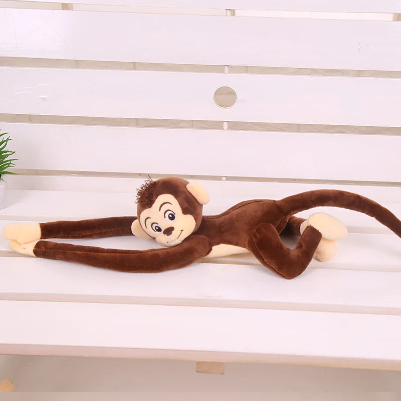 Aap Knuffel met Lange Armen 70 cm | Hangend Aapje in 4 Kleuren