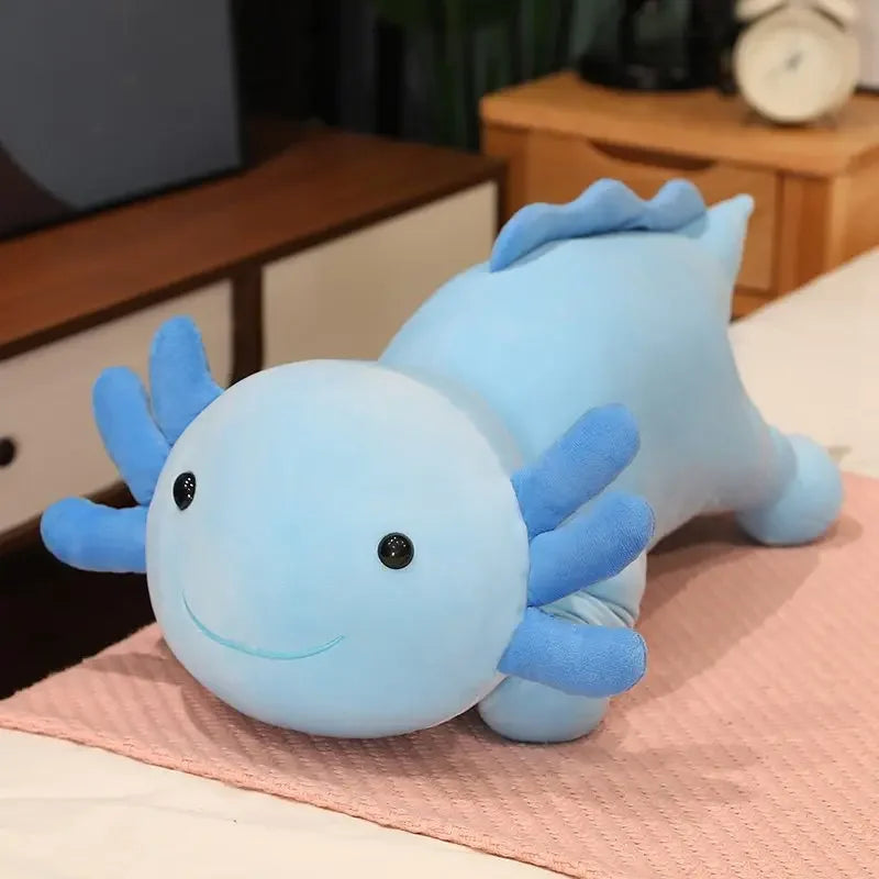 Axolotl Knuffelkussen 30 cm | Pluizig en Kleurrijk