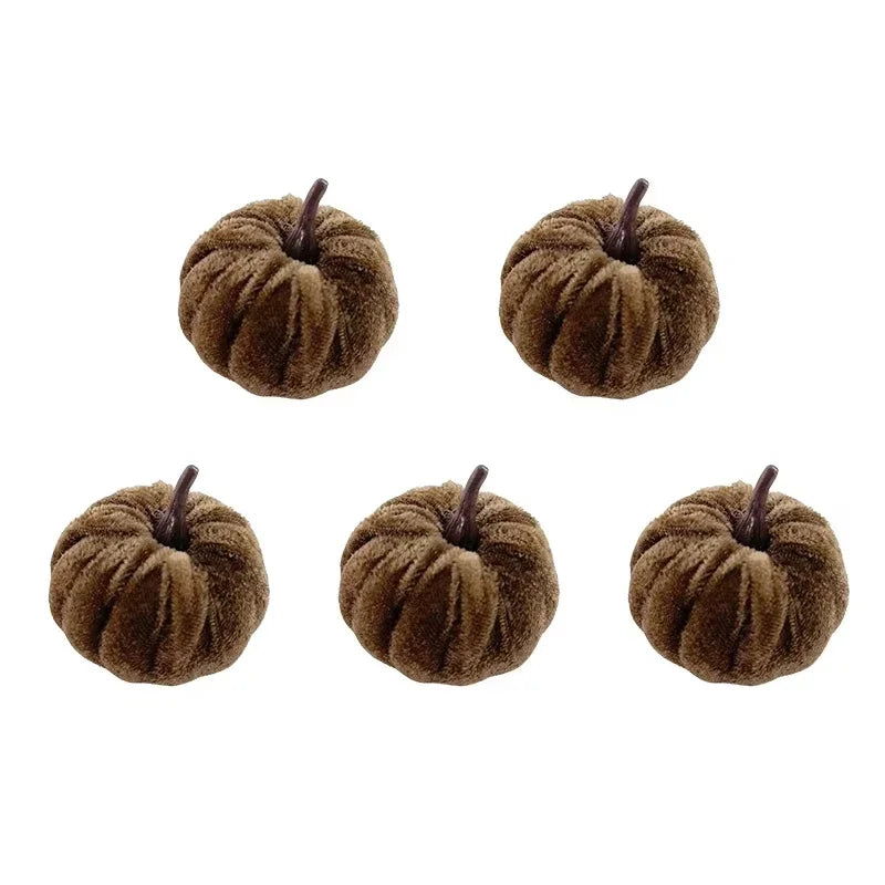 Pluche Pompoen Decoratie | Fluwelen Herfstpompoen