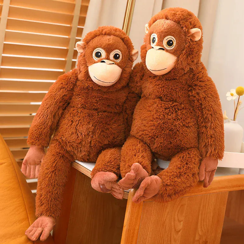 Aap Knuffel 63 cm | Grote Pluche Chimpansee De Knuffel