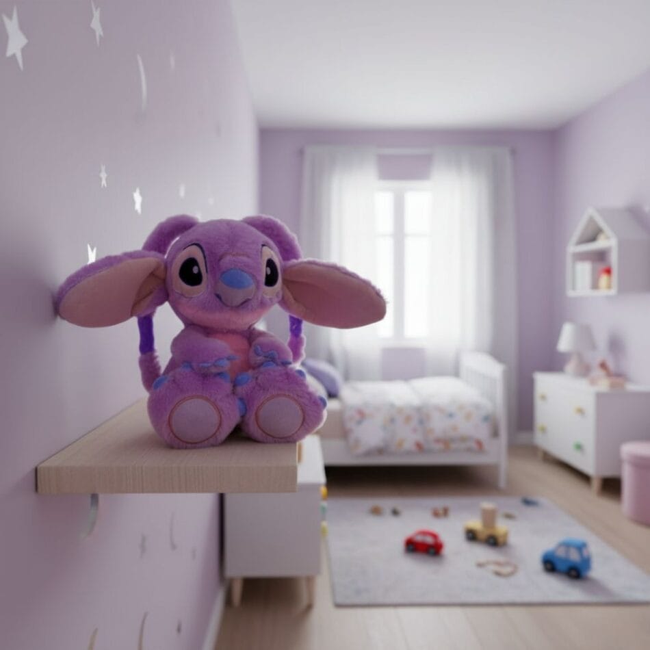 Ademende Knuffel Angel En Stitch Voor Rust Tijdens Het Slapen De Knuffel