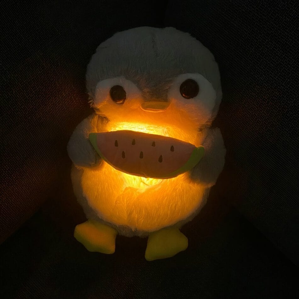 Ademende Pinguin Knuffel met Slaapliedjes Zachte Troostknuffel De Knuffel