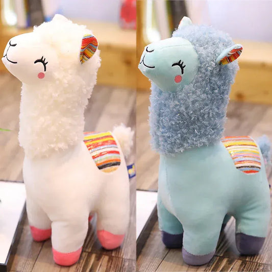 Alpaca Knuffel 25 cm | Lachende Pluche Lama De Knuffel