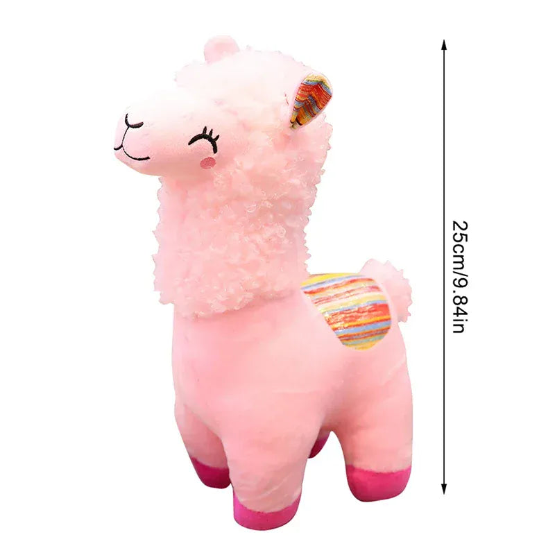 Alpaca Knuffel 25 cm | Lachende Pluche Lama De Knuffel