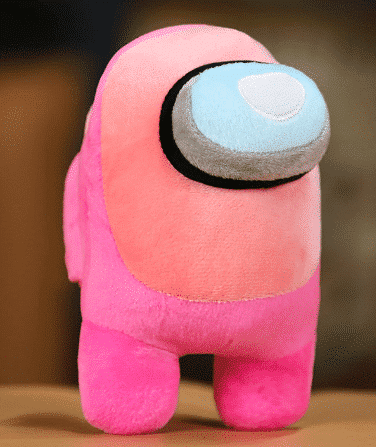 Among Us Knuffel Roze Saumon Zachte Uitdrukking De Knuffel
