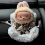 Autostoel Voor Knuffel Labubu Stijl Zachte Cocon Voor Reis De Knuffel