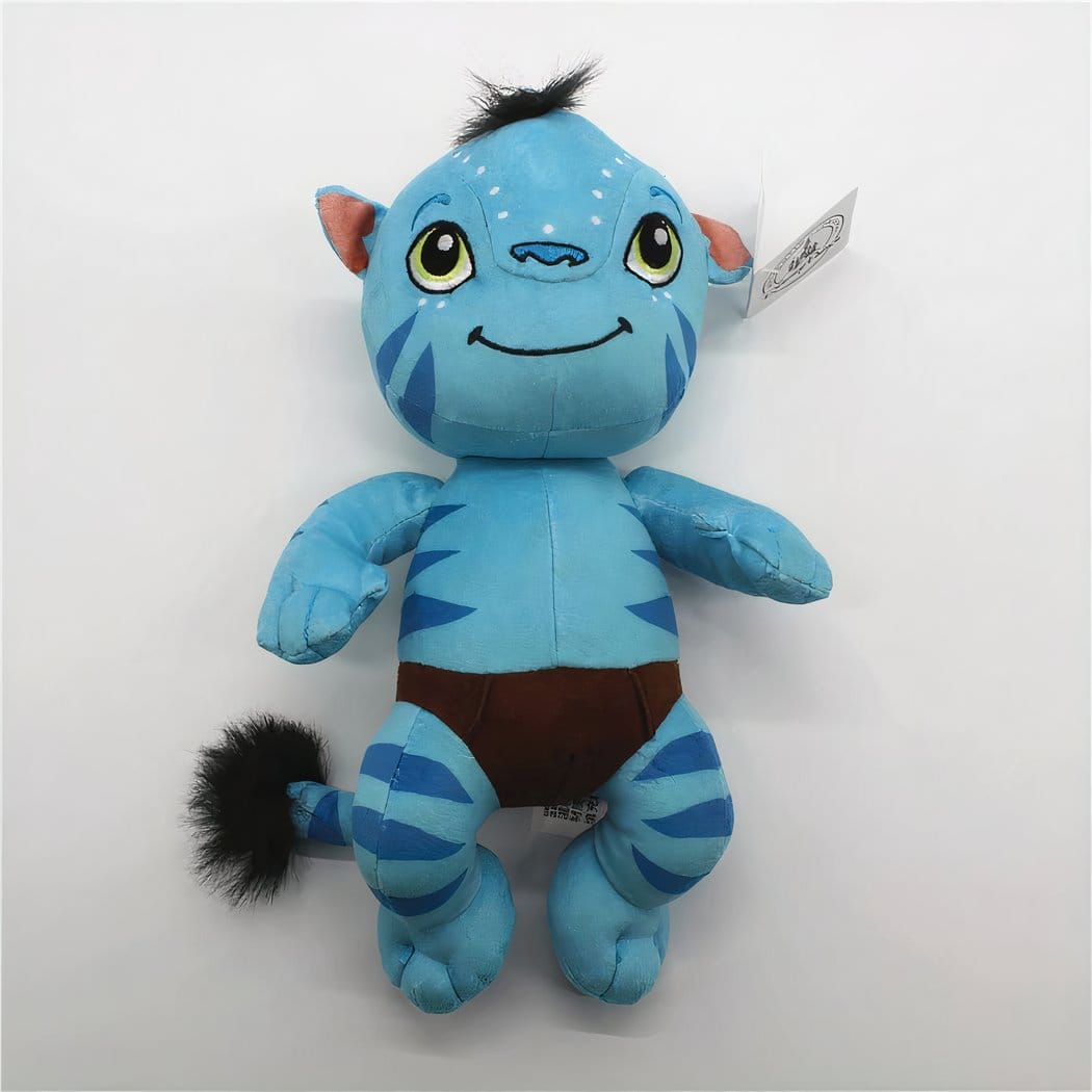 Avatar Knuffel 25 cm Met Karakterdetail Van Hoofdpersonage De Knuffel blauw
