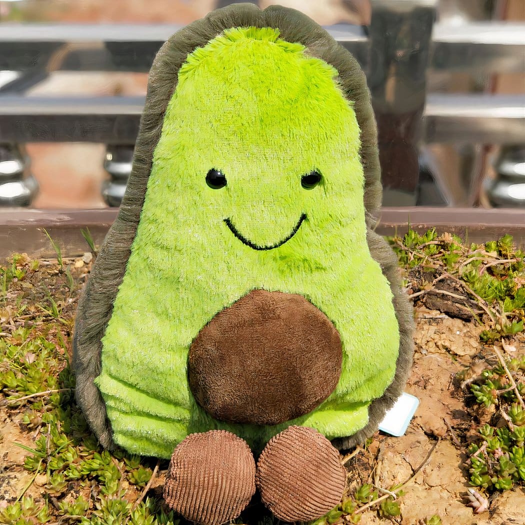 Avocado Knuffel Sleutelhanger Zacht Pluche Voor Kinderen De Knuffel