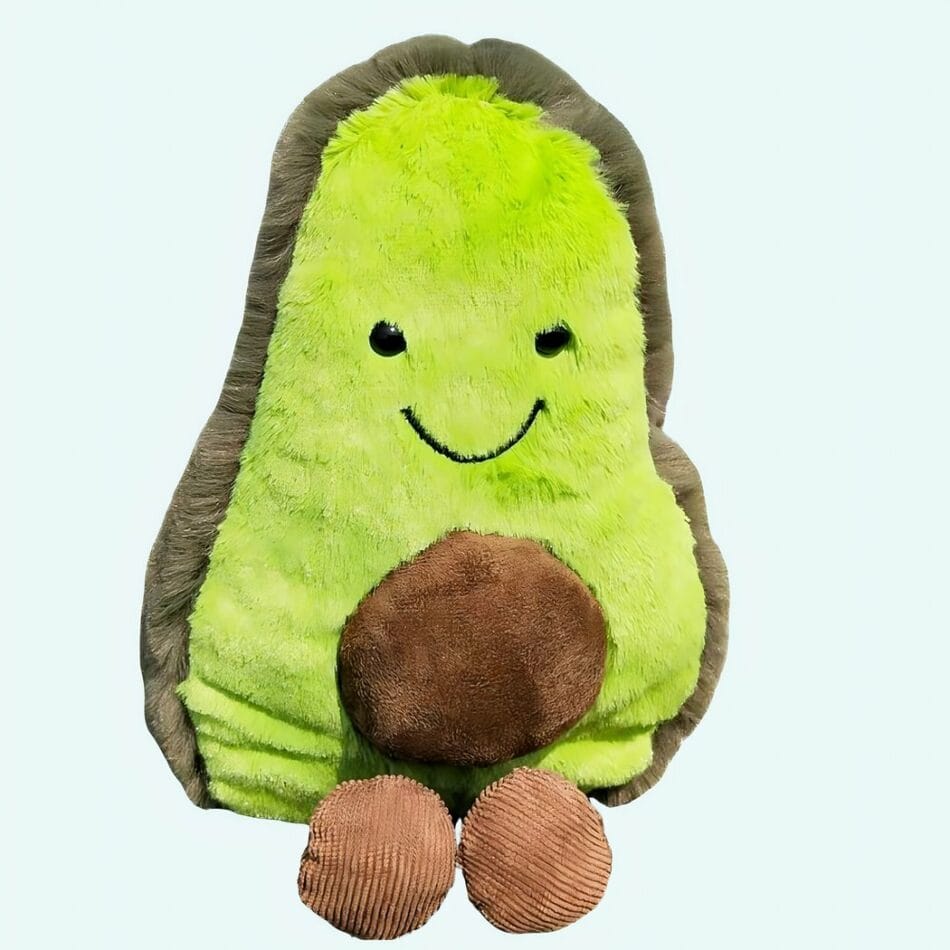 Avocado Knuffel Sleutelhanger Zacht Pluche Voor Kinderen De Knuffel