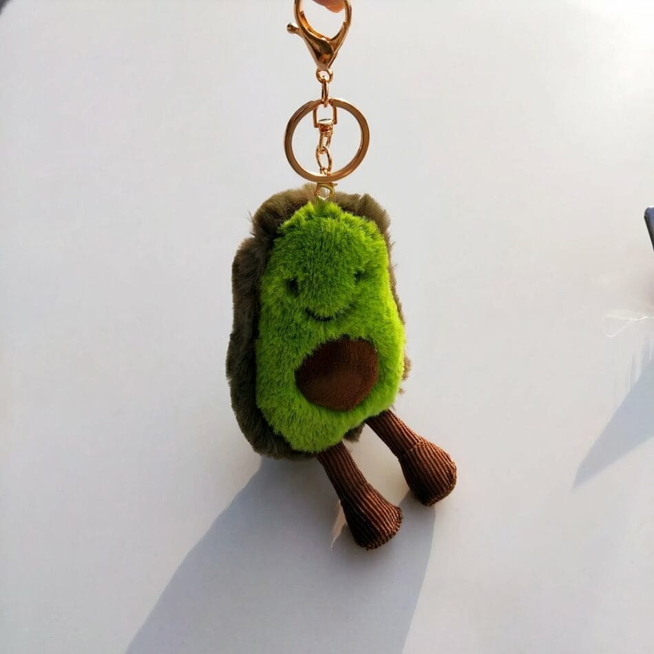 Avocado Knuffel Sleutelhanger Zacht Pluche Voor Kinderen De Knuffel