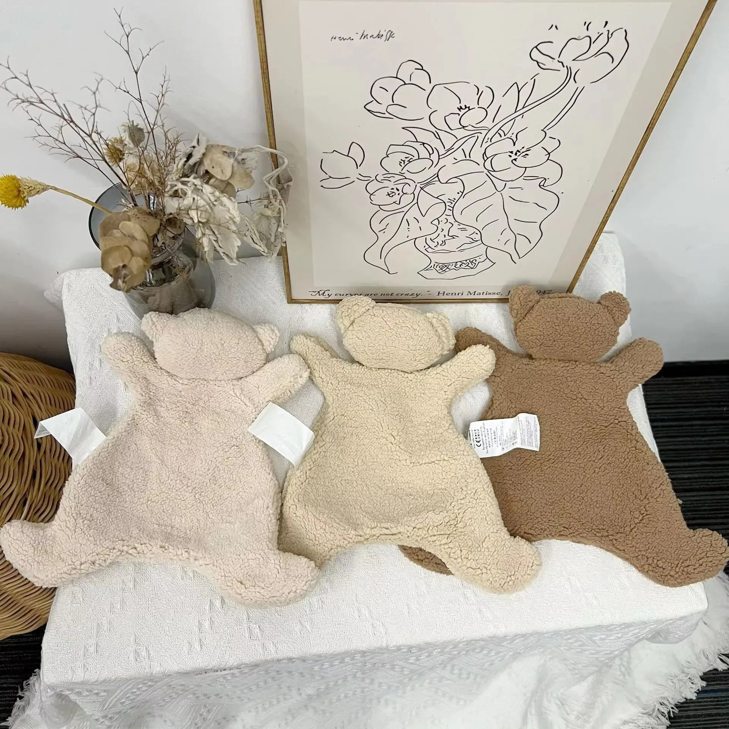 Baby Knuffeldoek Beer De Knuffel Beige sheep