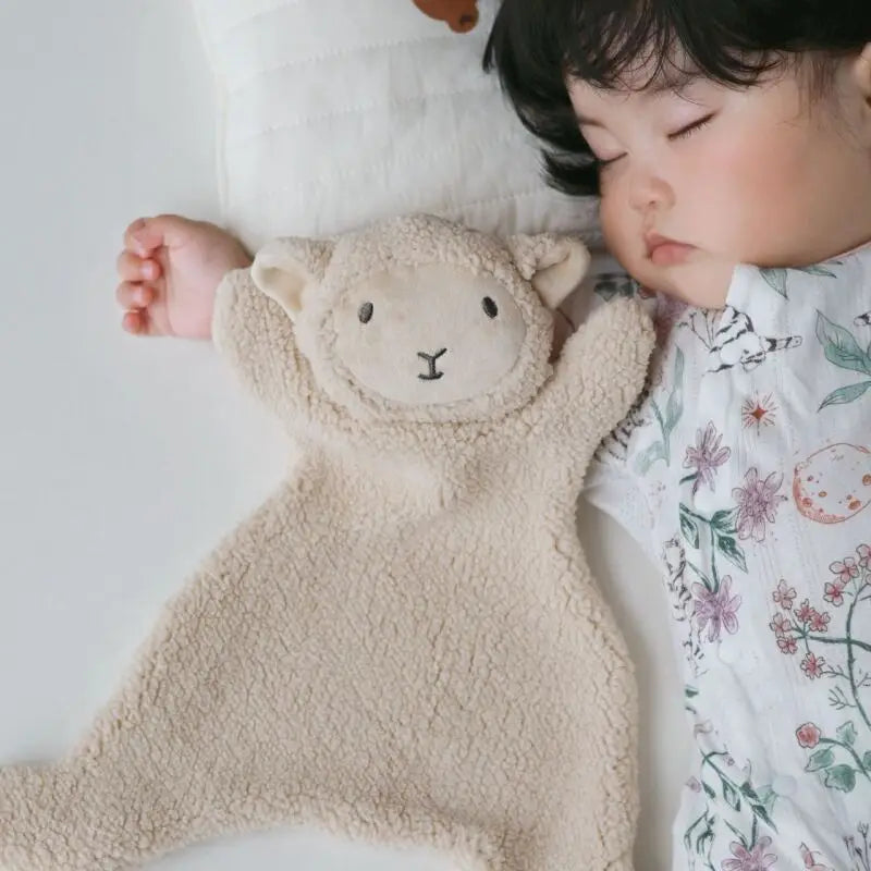 Baby Knuffeldoek Beer De Knuffel Beige sheep