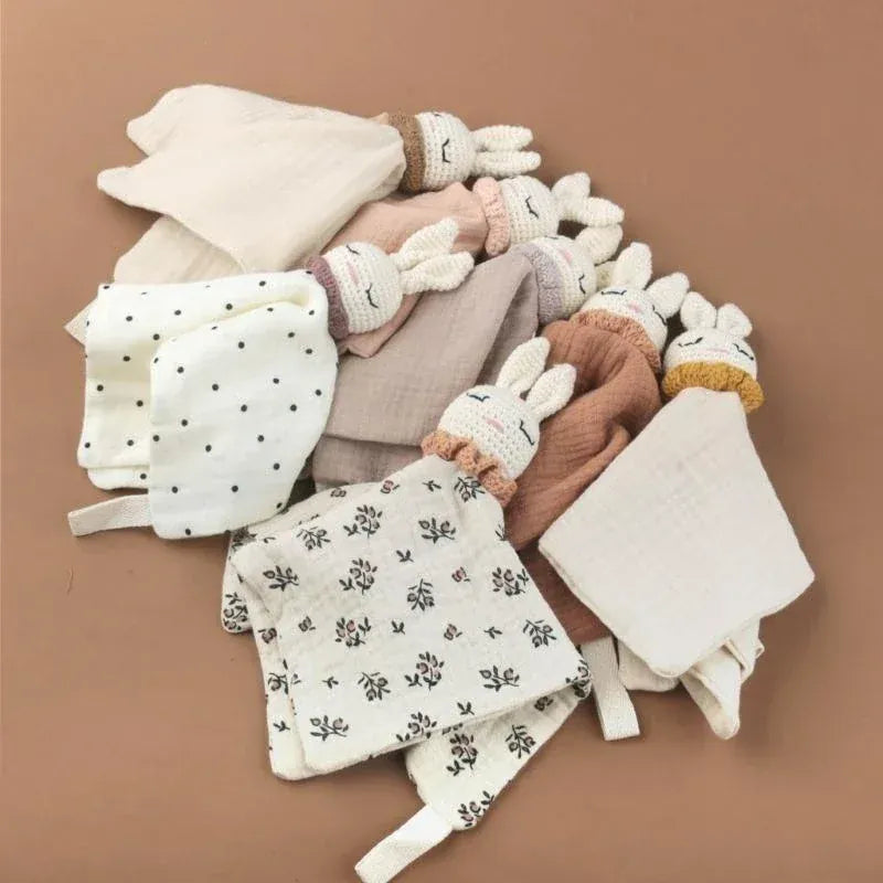 Baby Knuffeldoek Met Konijntjes De Knuffel