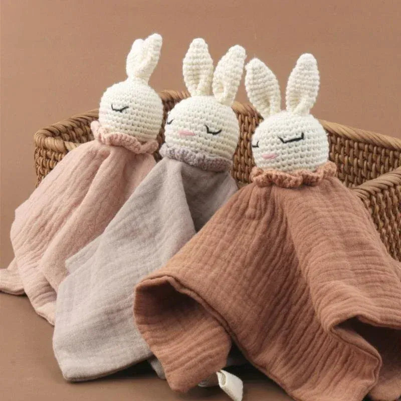Baby Knuffeldoek Met Konijntjes De Knuffel