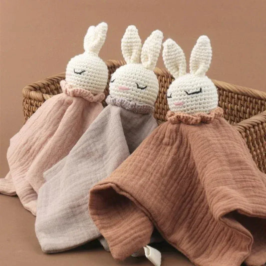Baby Knuffeldoek Met Konijntjes De Knuffel
