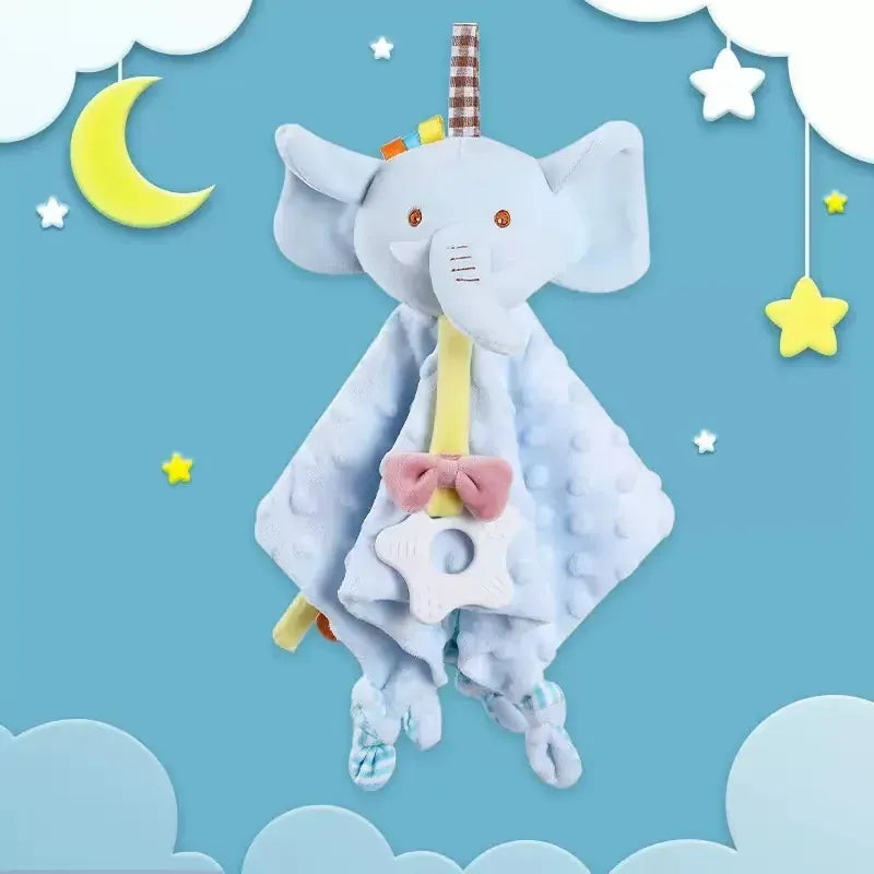 Baby Knuffeldoek Met Labels De Knuffel Rabbit