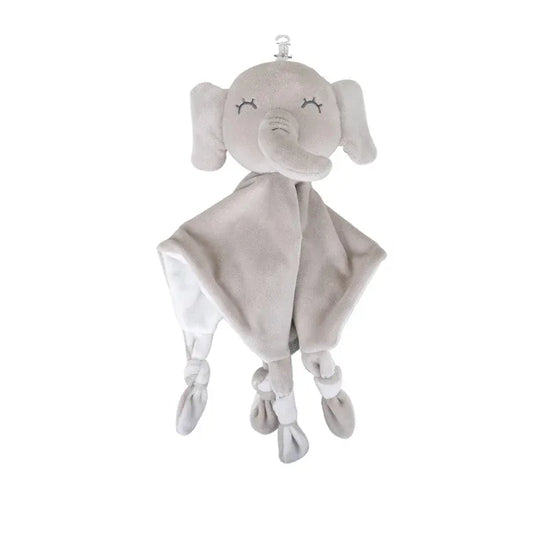 Baby knuffeldoek met plucheknuffel De Knuffel Grey elephant / China Mainland