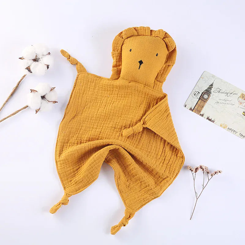 Baby slabbetje 30x30 Leeuw De Knuffel Ginger