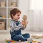 Beige Haakknuffel Knuffelbeer Handgemaakt Lichtgewicht De Knuffel