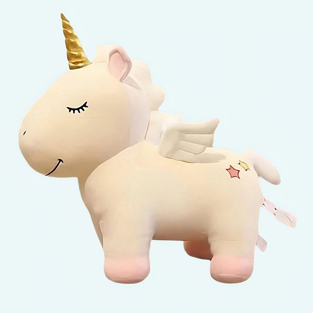Beige Knuffel Eenhoorn Zachte Pluche Troostknuffel De Knuffel 30cm