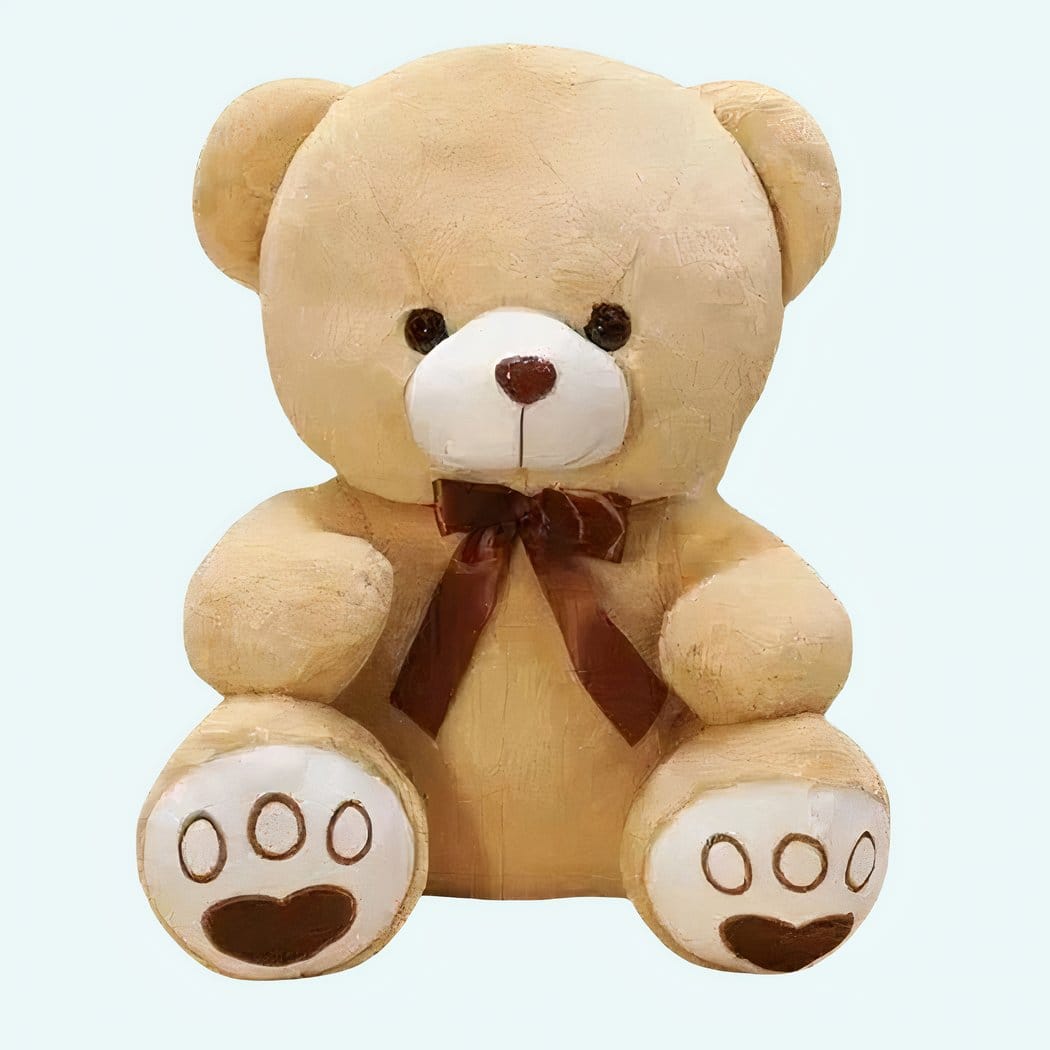Beige Knuffelbeer 60 cm Superschattig Slaap en Speelkameraad De Knuffel 35cm