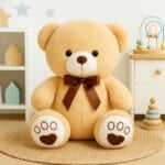 Beige Knuffelbeer 60 cm Superschattig Slaap en Speelkameraad De Knuffel