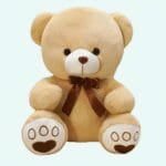 Beige Knuffelbeer 60 cm Superschattig Slaap en Speelkameraad De Knuffel