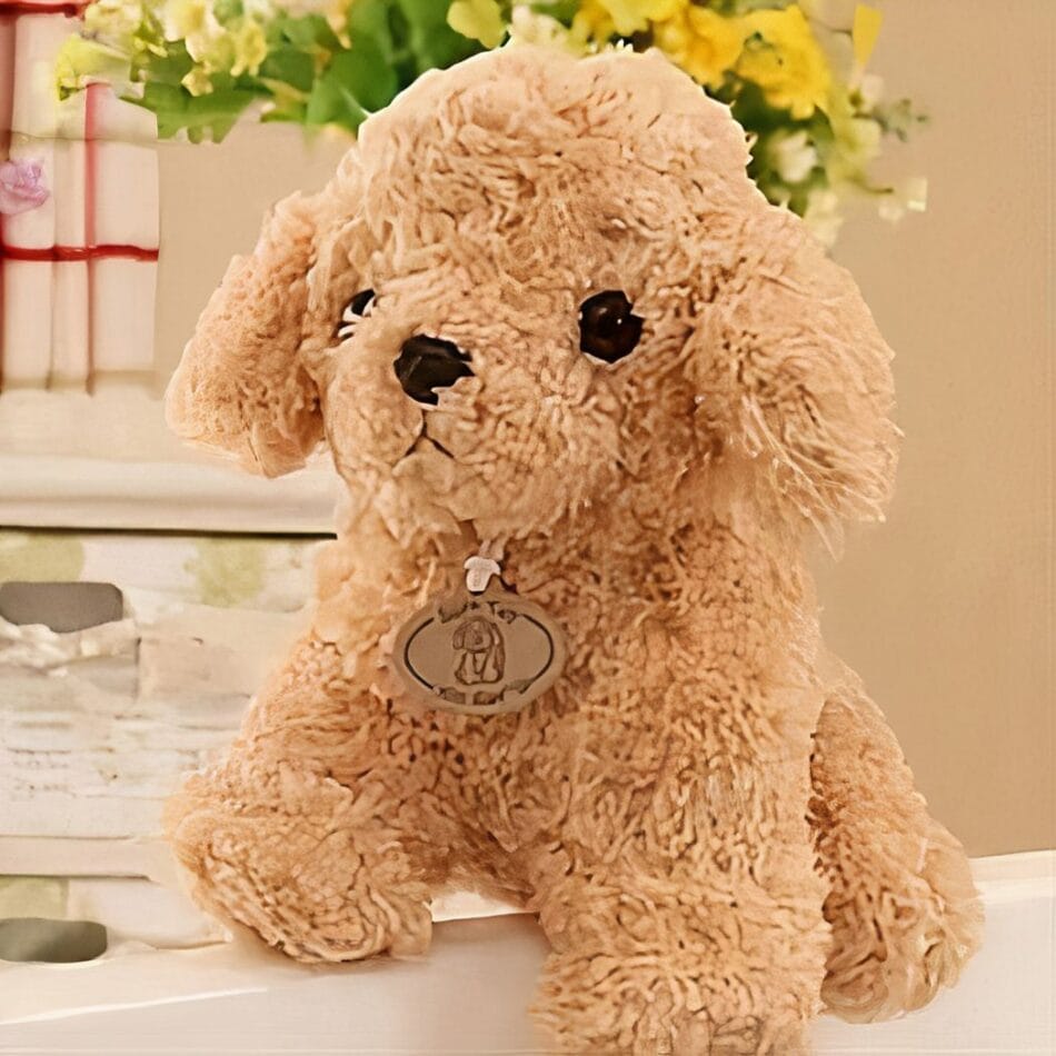 Beige Poedel Knuffel Zachte Decoratie en Vriend voor Kinderen De Knuffel