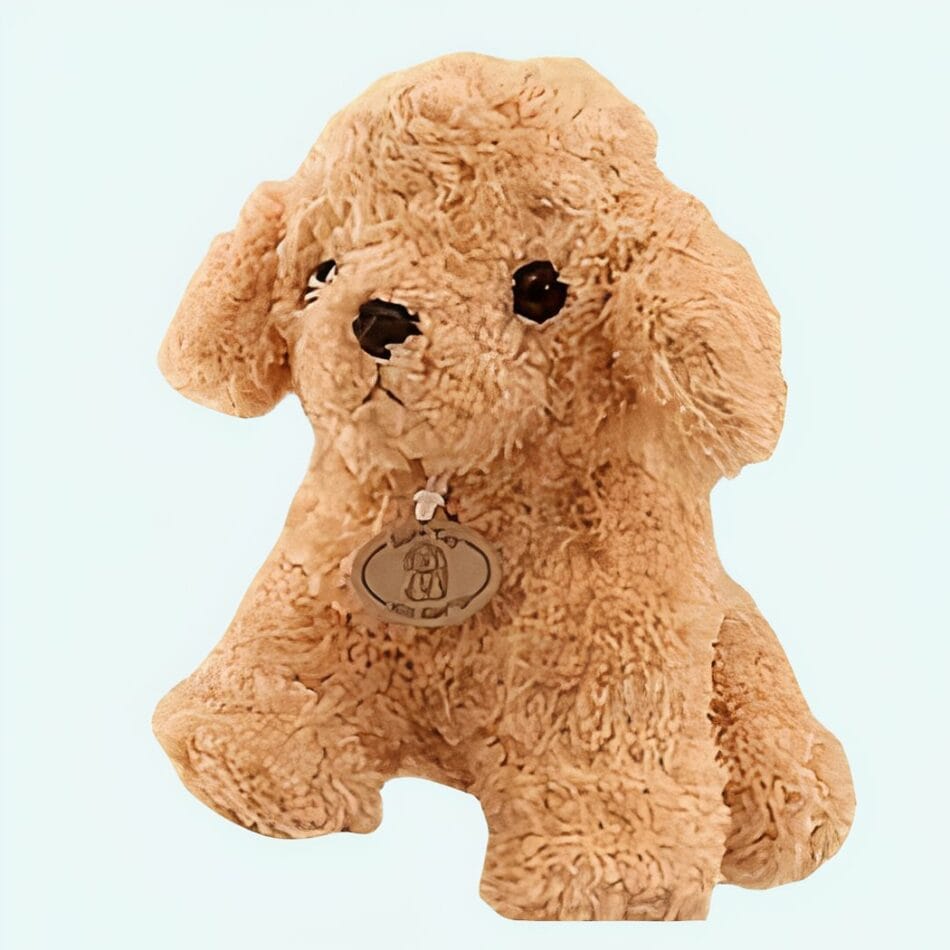 Beige Poedel Knuffel Zachte Decoratie en Vriend voor Kinderen De Knuffel