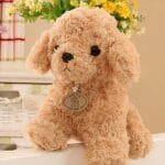 Beige Poedel Knuffel Zachte Decoratie en Vriend voor Kinderen De Knuffel