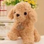 Beige Poedel Knuffel Zachte Decoratie en Vriend voor Kinderen De Knuffel