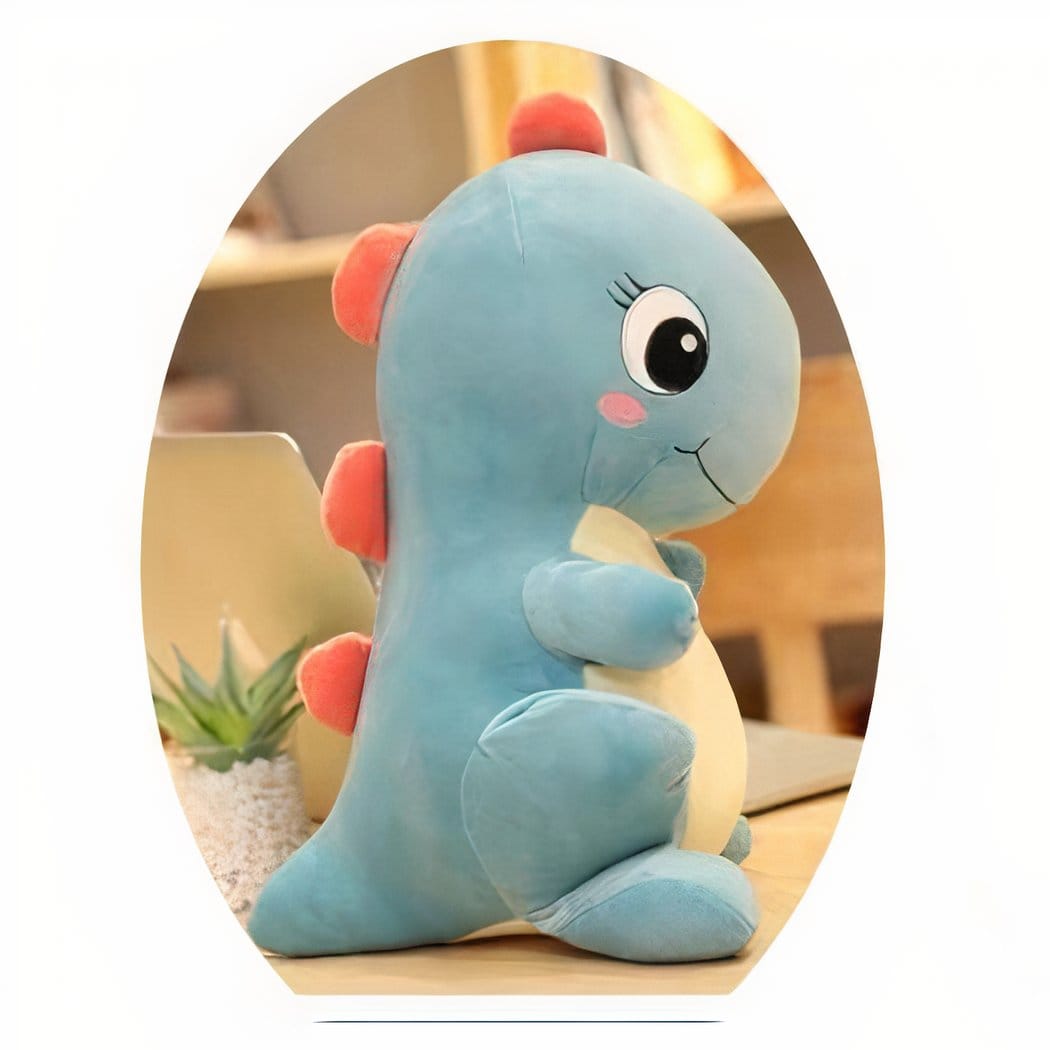 Blauwe Baby Dinosaurus Knuffel Zachte Troost Voor Slaap De Knuffel