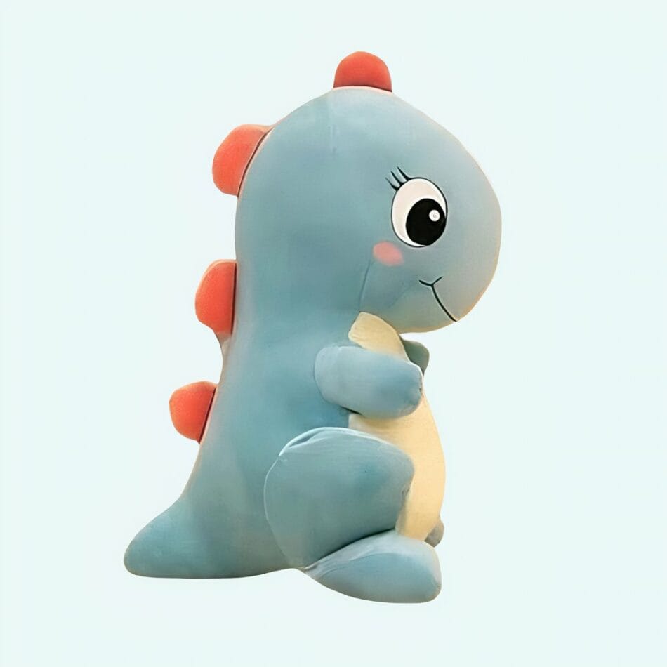 Blauwe Baby Dinosaurus Knuffel Zachte Troost Voor Slaap De Knuffel