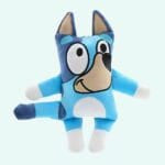Blauwe Bluey Knuffel Vierpotige Houding Speciale Editie De Knuffel