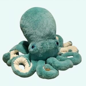 Blauwe Claire Knuffel Octopus Zacht Superschattig De Knuffel
