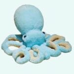 Blauwe Claire Knuffel Octopus Zacht Superschattig De Knuffel