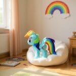 Blauwe Eenhoorn Knuffel Pop Met Ultra Zachte Knuffelstof De Knuffel