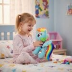 Blauwe Eenhoorn Knuffel Pop Met Ultra Zachte Knuffelstof De Knuffel