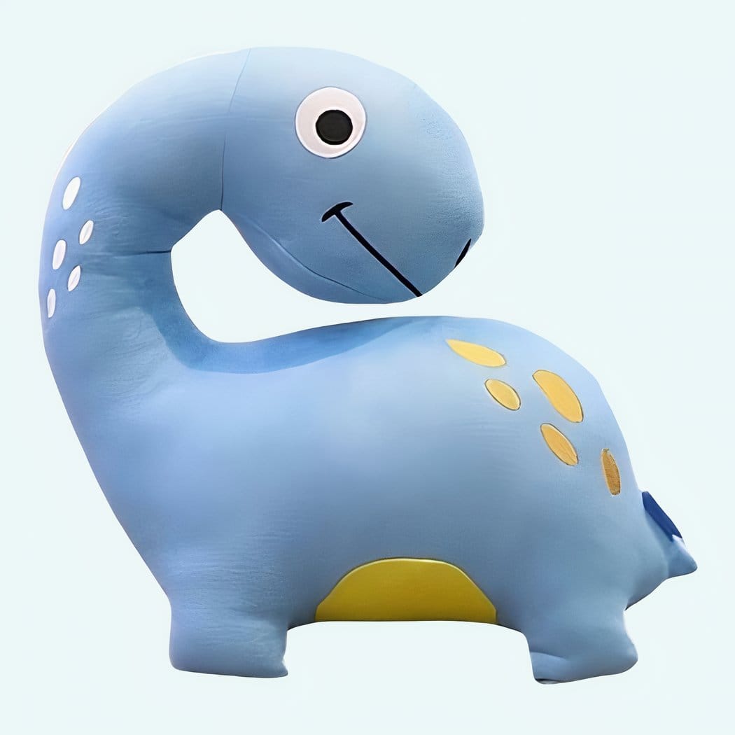 Blauwe Knuffel Dinosaurus Grappig Zacht Troostgevende Speelknuffel De Knuffel