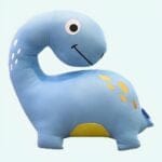 Blauwe Knuffel Dinosaurus Grappig Zacht Troostgevende Speelknuffel De Knuffel