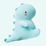 Blauwe Knuffel Dinosaurus Zacht Pluche Knuffelvriendje Met Vier Poten De Knuffel