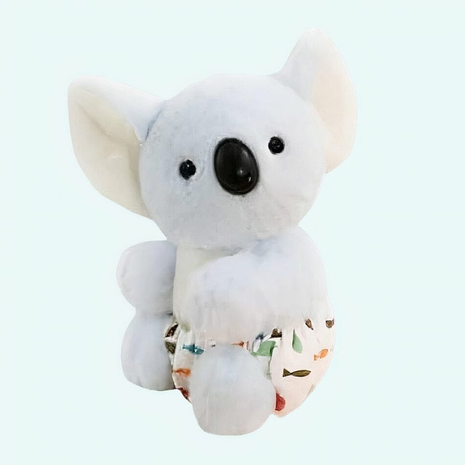 Blauwe Knuffel Koala Kawaii met Fluweelzachte Vacht en Lief Gezicht De Knuffel
