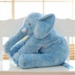 Blauwe Knuffel Olifant Kussen Zacht En Comfortabel De Knuffel